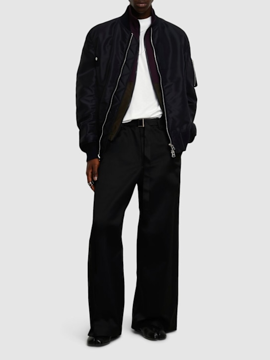 Sacai: Cotton chino pants