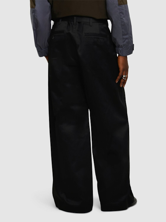 Sacai: Cotton chino pants