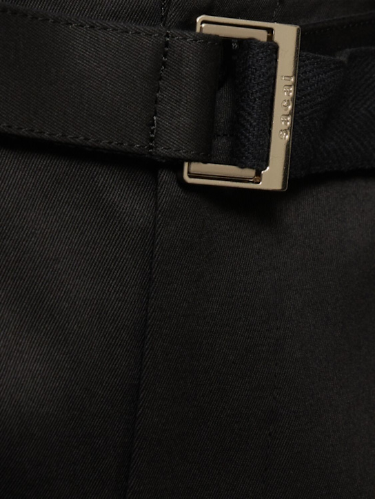 Sacai: Cotton chino pants
