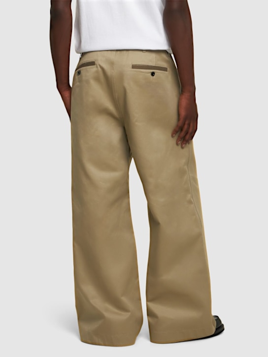 Sacai: Cotton chino pants
