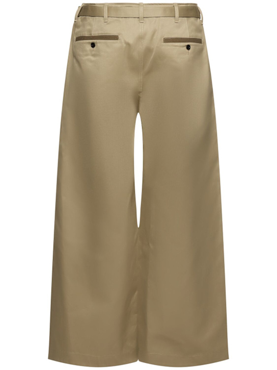 Sacai: Cotton chino pants