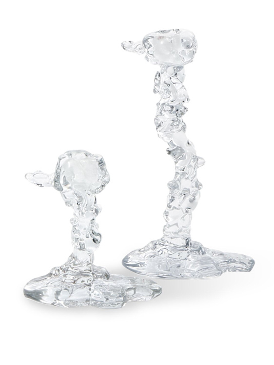 Polspotten: Drip small glass candleholder