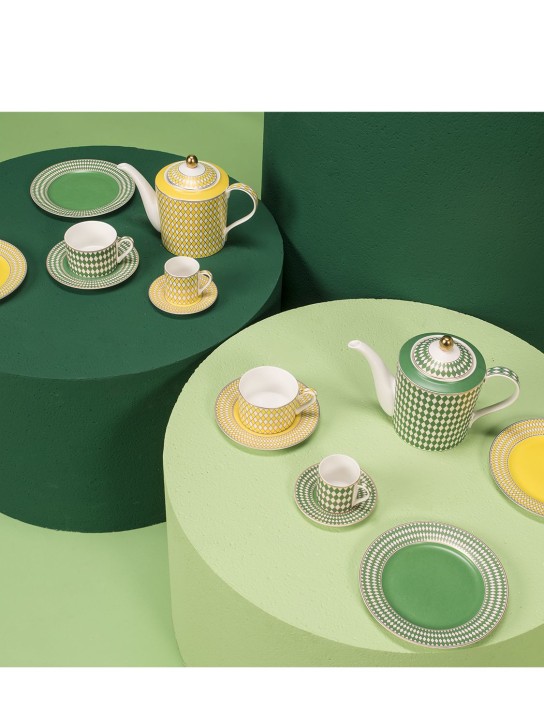 Polspotten - Chess ceramic teapot
