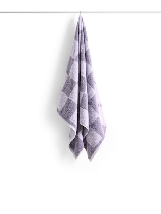 HAY: Check organic cotton bath towel