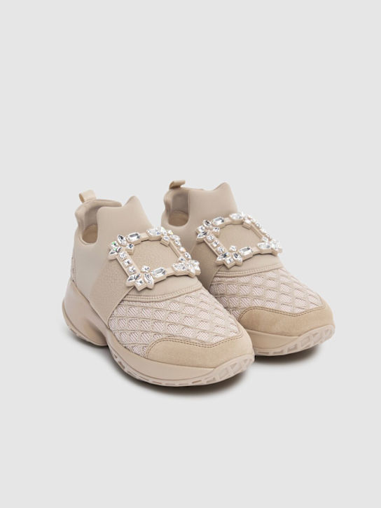 Roger Vivier: Sneakers Viv Run in cotone e mesh