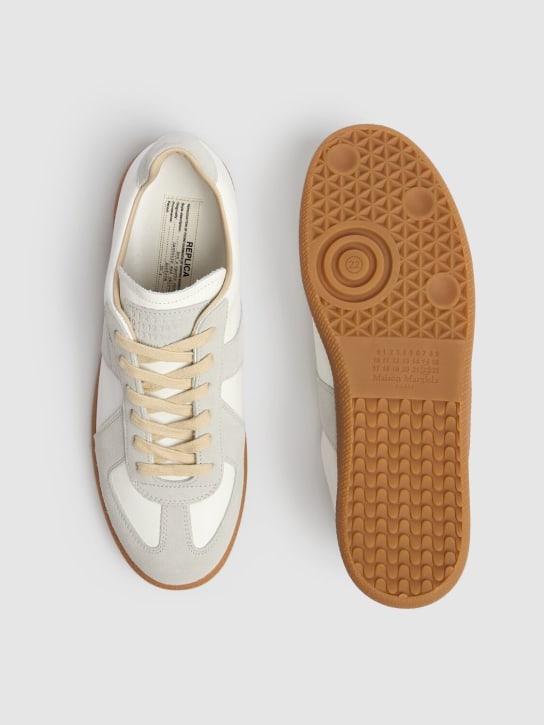 Maison Margiela: SNEAKERS AUS LEDER UND WILDLEDER „REPLICA“