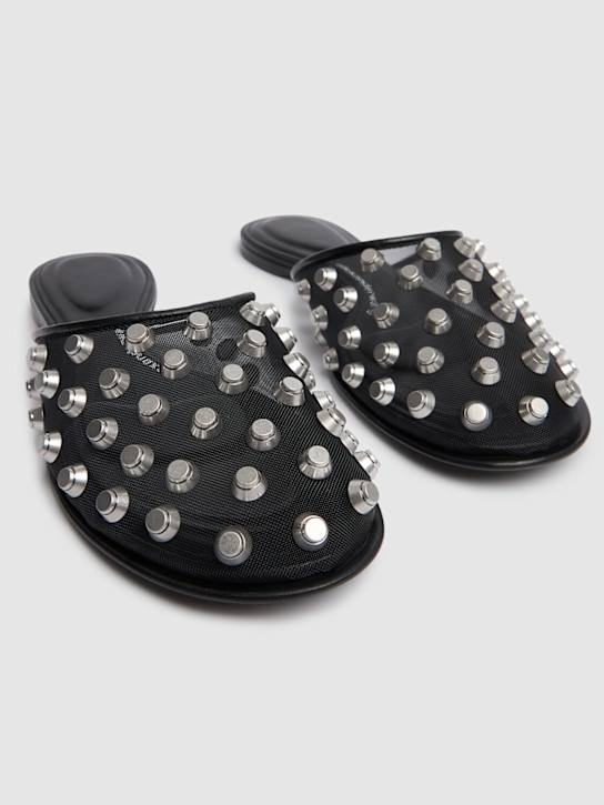 Alexander Wang: Zapatillas planas de malla 10mm