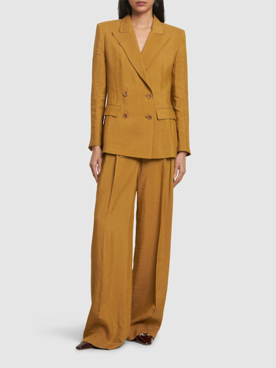 Alberta Ferretti: Blazer doppiopetto in misto viscosa