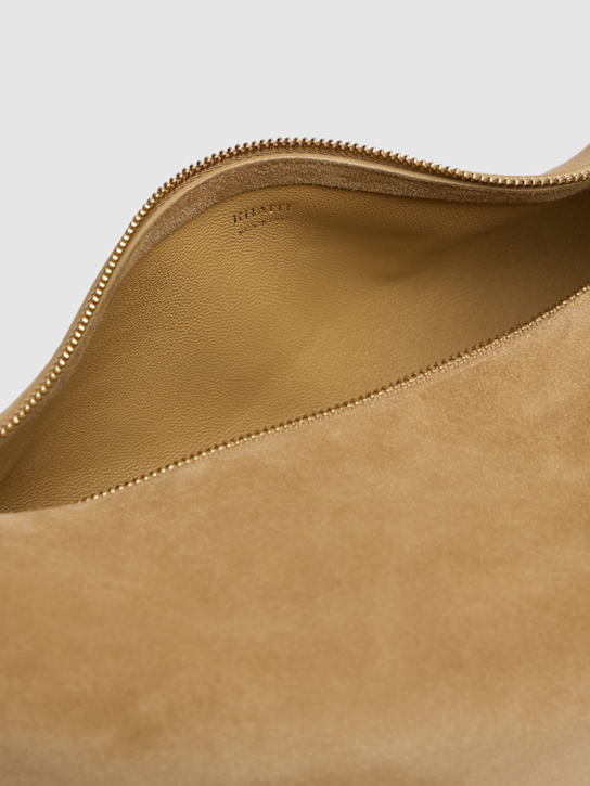Khaite: Medium Olivia suede hobo bag