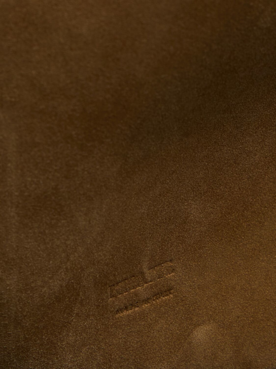 Khaite: Sac cabas moyen en daim Lotus