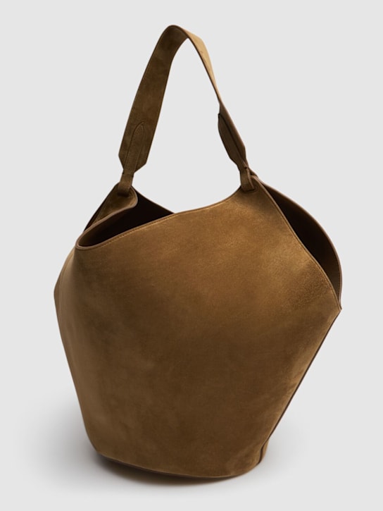 Khaite: Sac cabas moyen en daim Lotus