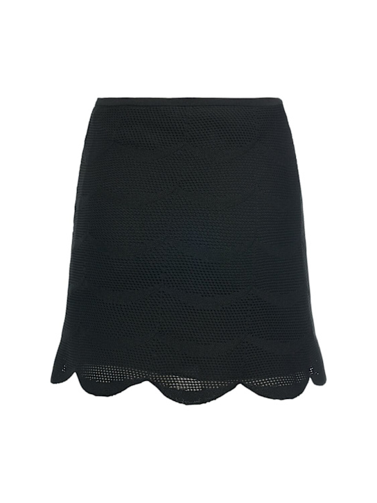 Tom Ford: Minigonna in mesh di seta e cotone