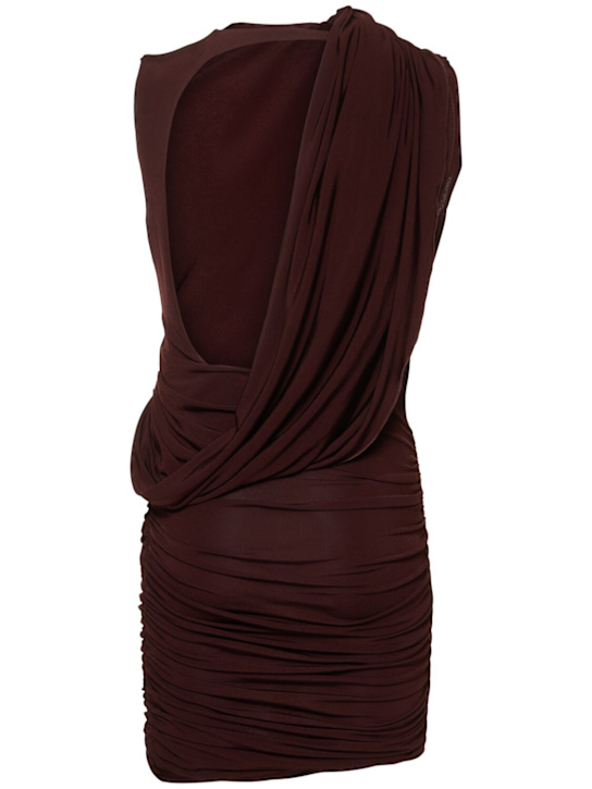 Magda Butrym: Robe courte en jersey drapé