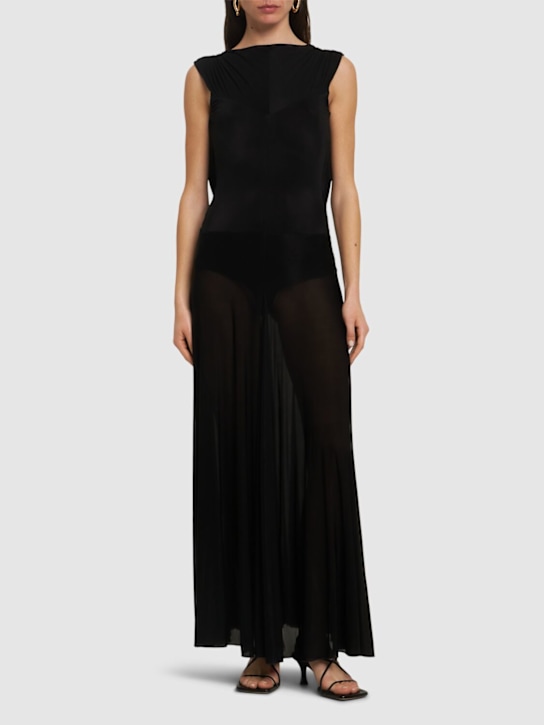 Magda Butrym - Draped jersey long dress