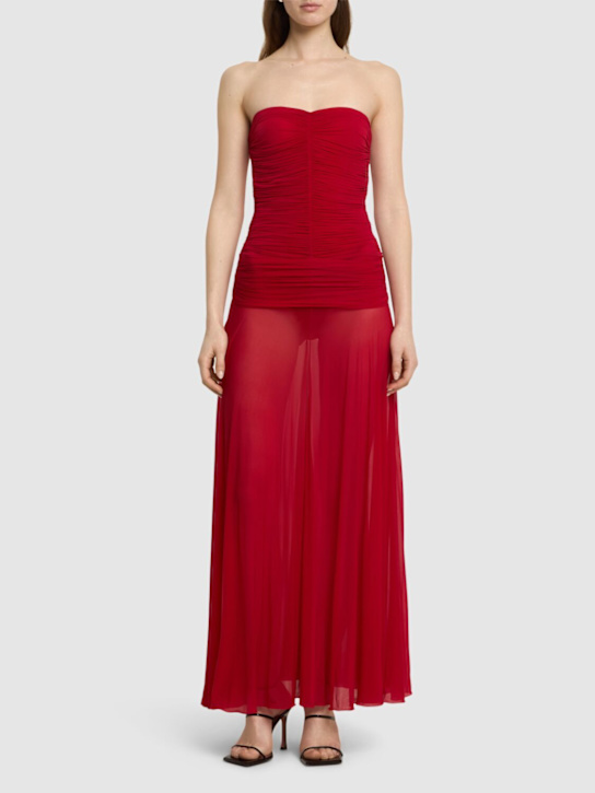 Magda Butrym: Jerseykleid mit Drapierung