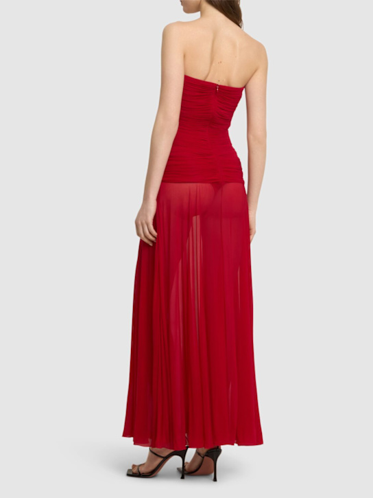 Magda Butrym: Jerseykleid mit Drapierung