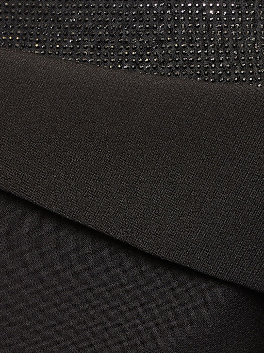 Roland Mouret: Vestito in crêpe con decorazioni