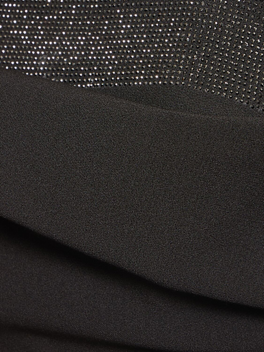Roland Mouret: Embellished crepe gown