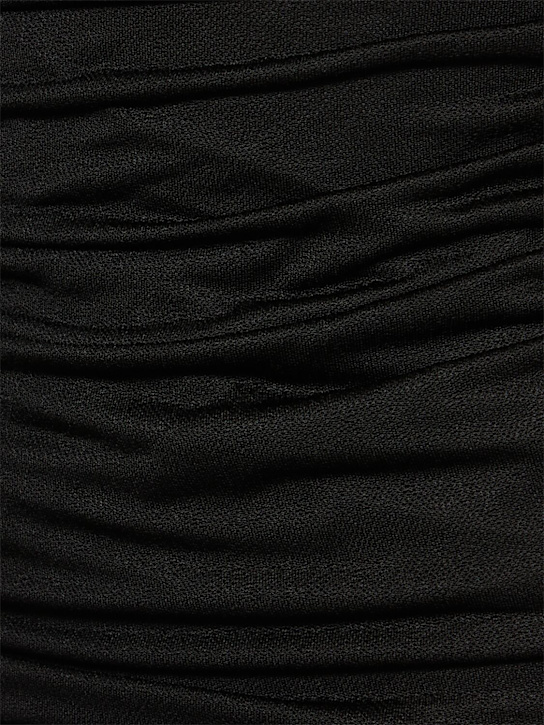 Blumarine: Vestido de jersey drapeado