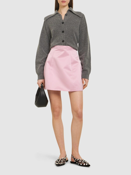 Blumarine - Jupe courte en duchesse