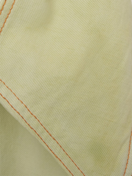 Blumarine: Oberteil aus Denim mit Schleifen