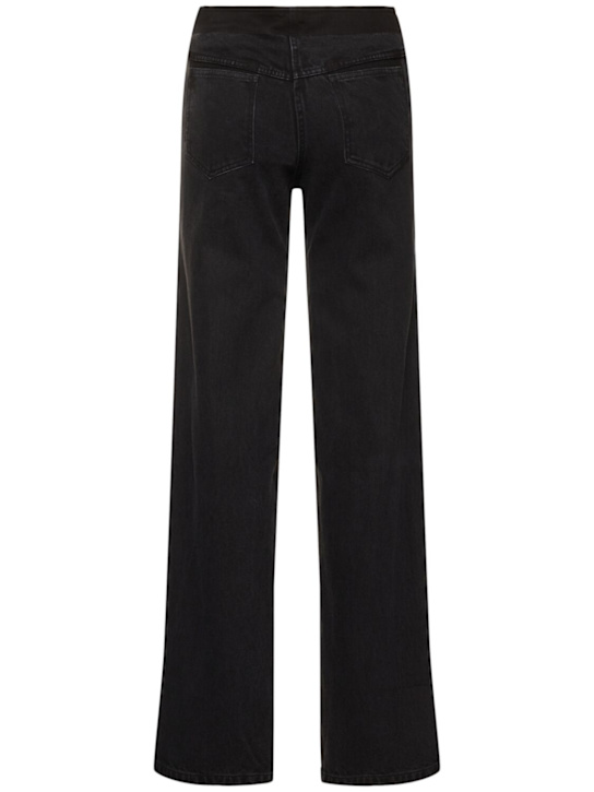 Christopher Esber: Pantalon ample en denim taille haute