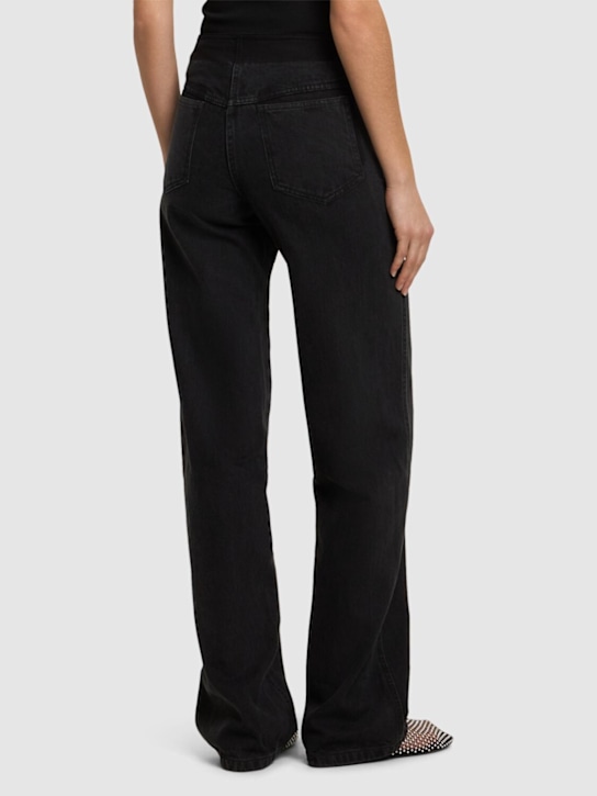Christopher Esber: Pantalon ample en denim taille haute