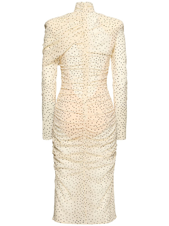 Magda Butrym: Draped stretch silk midi dress