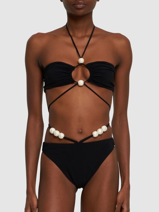 Magda Butrym: Top bikini in jersey