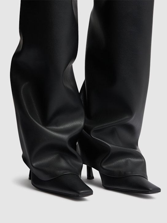 The Attico: 95mm schenkelhohe Nylonstiefel „Robin OTK“