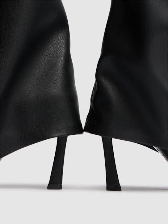 The Attico: 95mm schenkelhohe Nylonstiefel „Robin OTK“