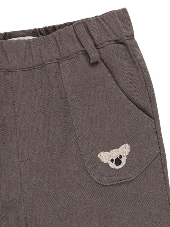 Donsje: Bedruckte Hose aus Baumwolle „Koala“