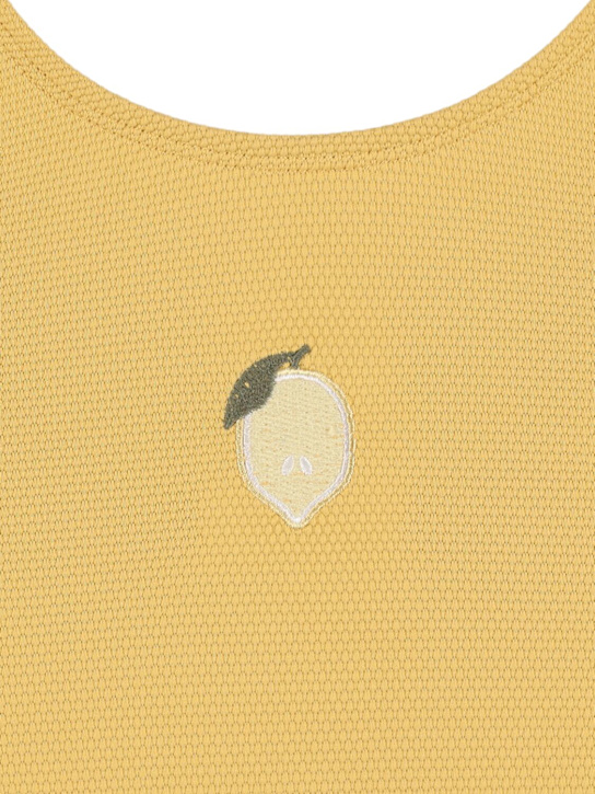 Donsje - Lemon print poly one piece swimsuit