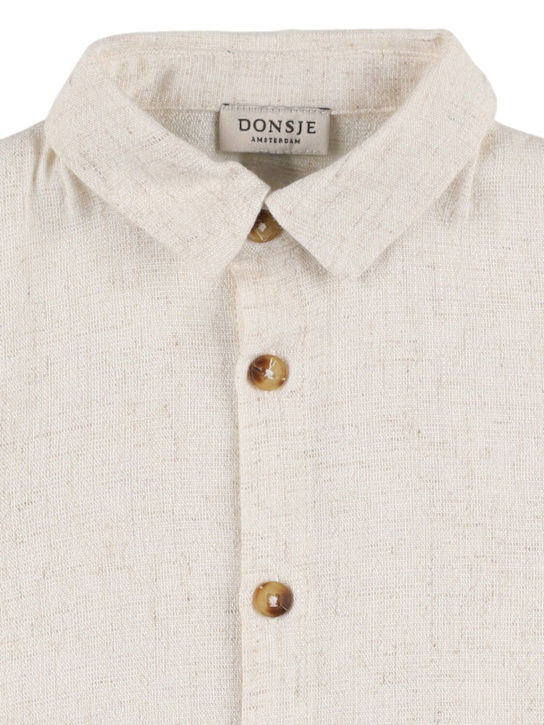 Donsje - Chemise en lin mélangé