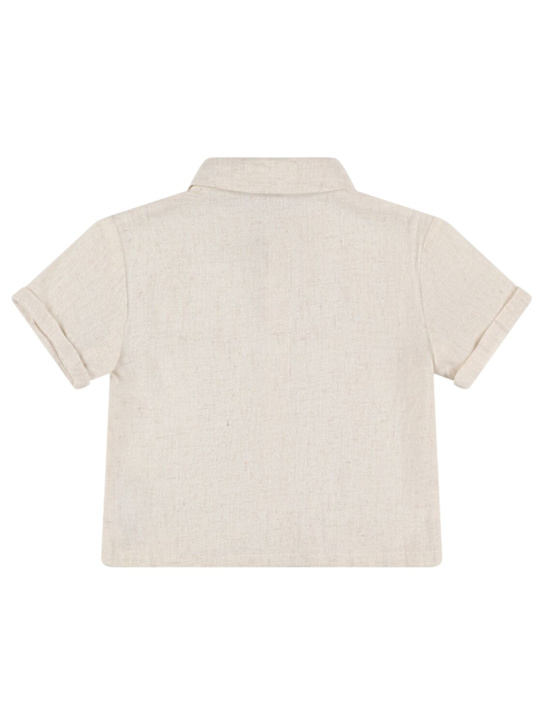 Donsje: Chemise en lin mélangé