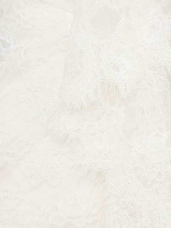 Christopher Esber: Robe bustier en dentelle Floating