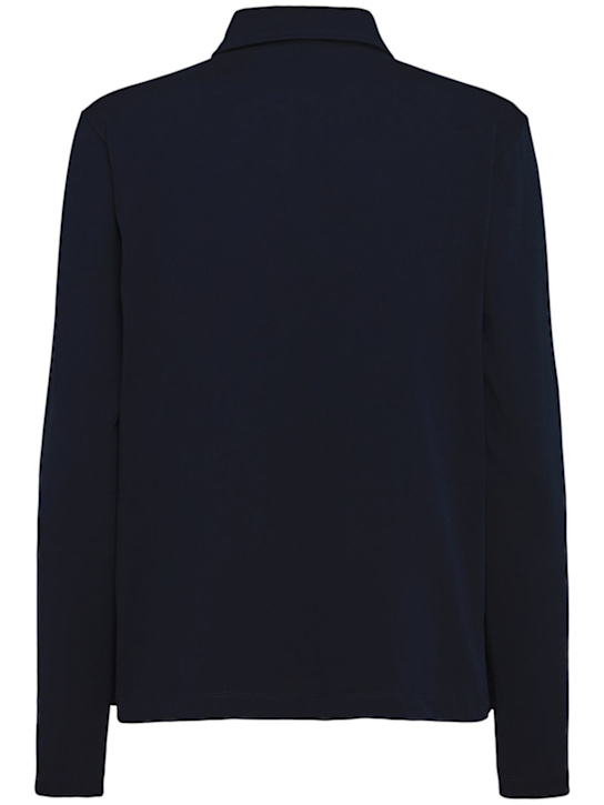 Annagreta: Polo manches longues en jersey de coton Marie