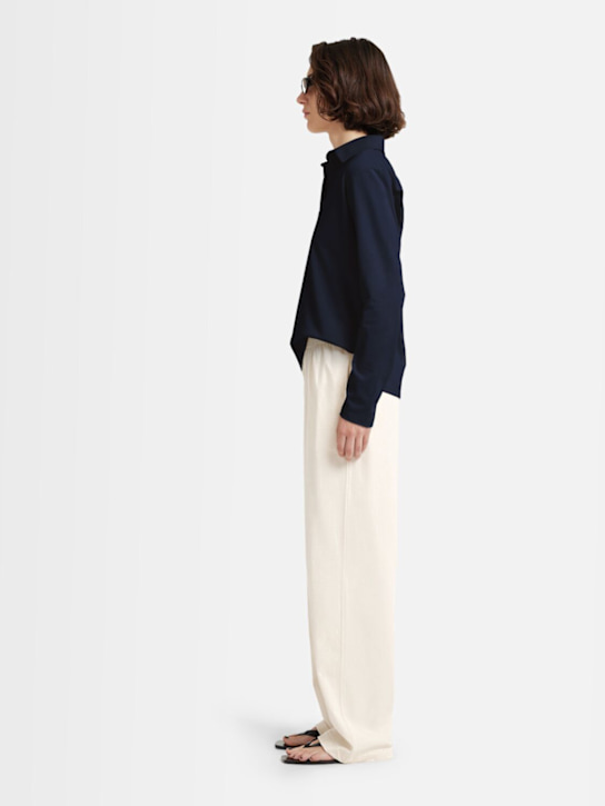 Annagreta: Polo manches longues en jersey de coton Marie