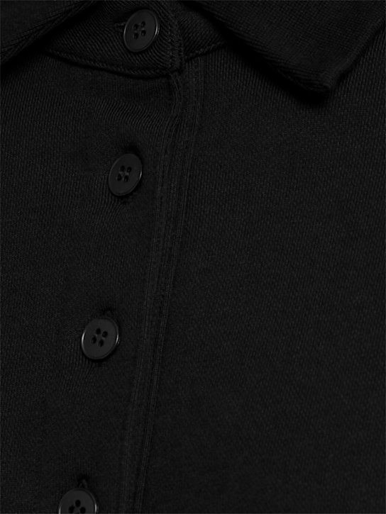 Annagreta: Sweat-shirt polo en coton Florence