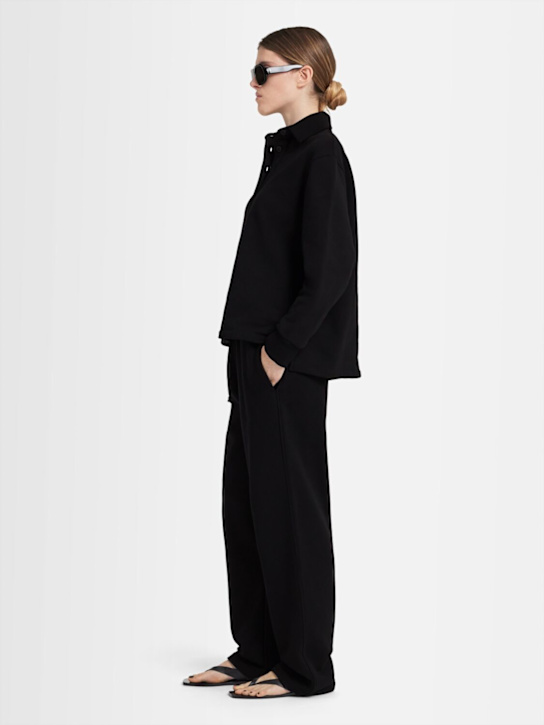 Annagreta: Sweat-shirt polo en coton Florence