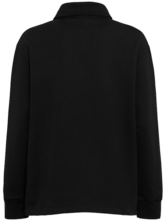 Annagreta: Sweat-shirt polo en coton Florence