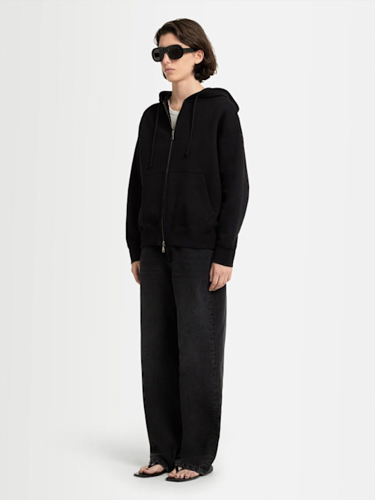 Annagreta: Hoodie aus Baumwollfleece „Grace“
