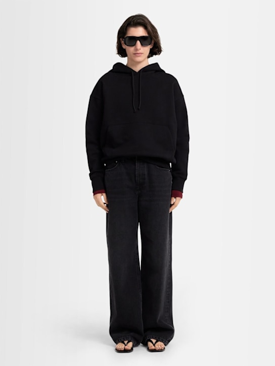 Annagreta: Sweat-shirt en coton à capuche Judy