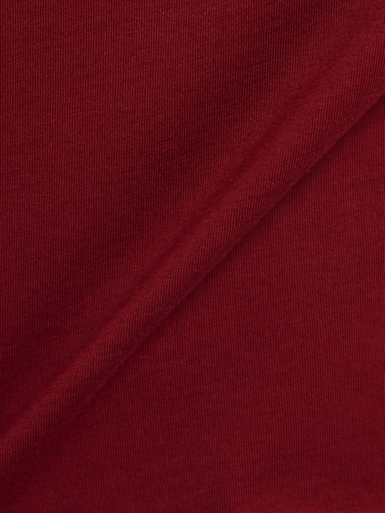 Annagreta: Greta cropped cotton jersey t-shirt