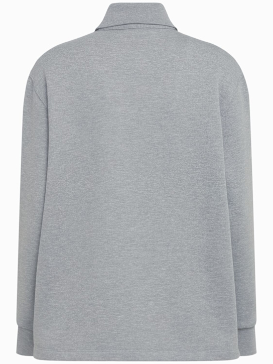 Annagreta: Sweat-shirt polo en coton Florence