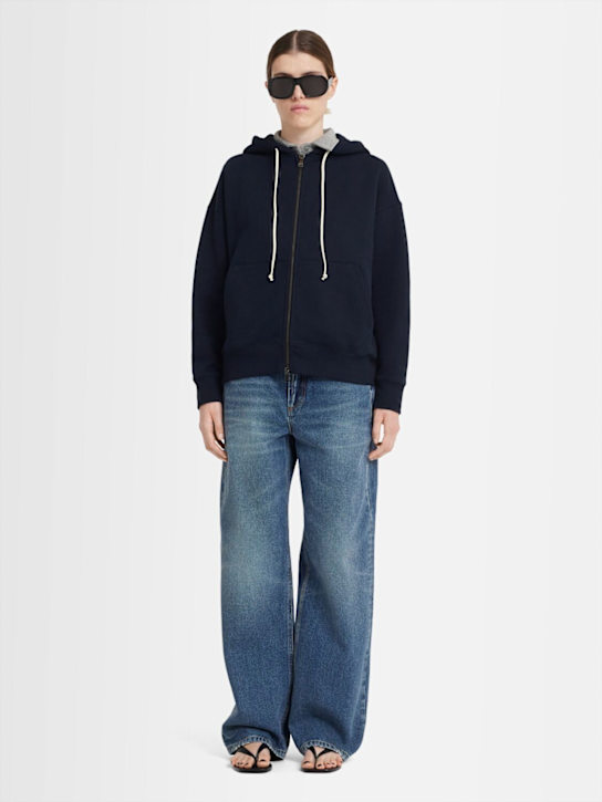 Annagreta - Grace full-zip cotton sweatshirt hoodie