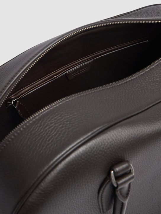 The Row: 15.75 India matte grained leather bag