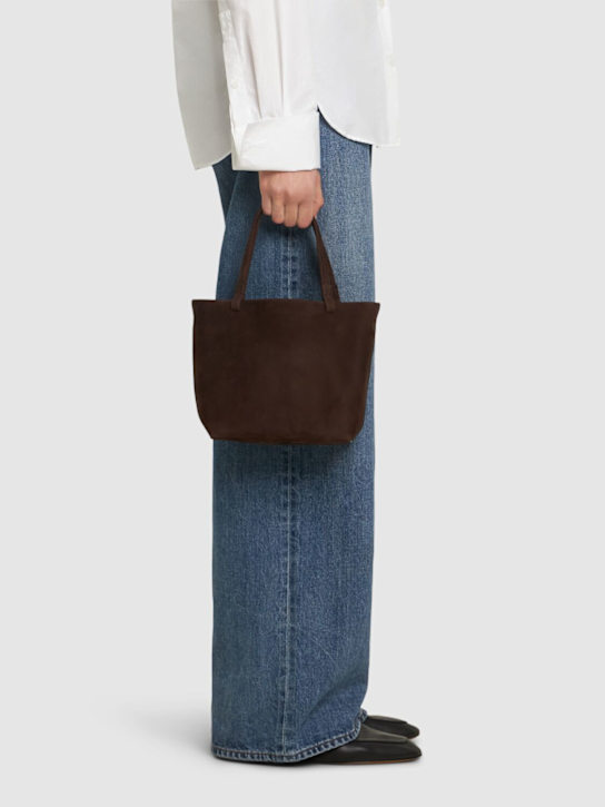The Row: Borsa piccola Park in pelle nabuk