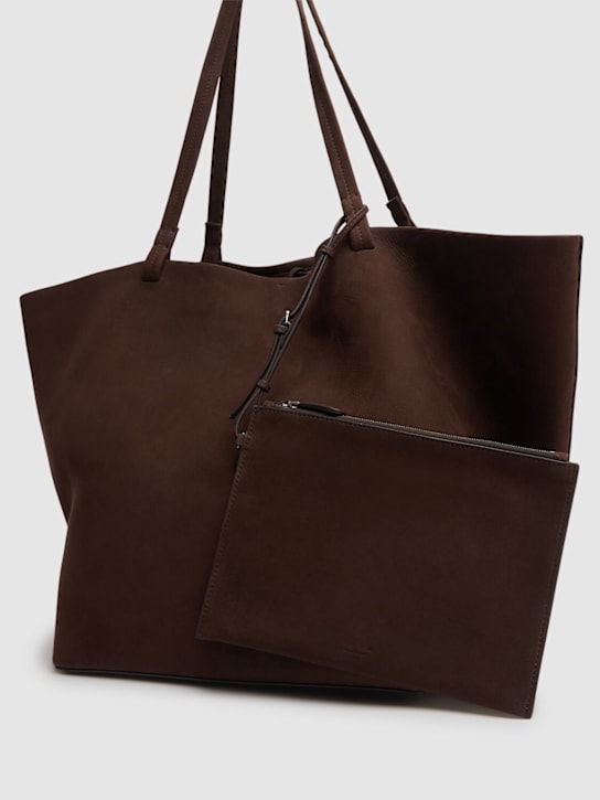 The Row: Sac cabas en cuir nubuck XL Park