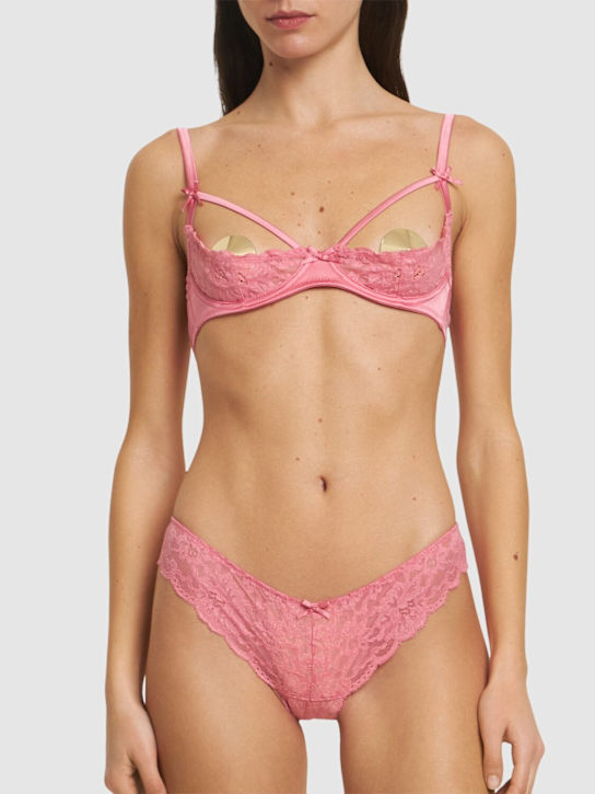 Fleur Du Mal: Charlotte peekaboo bra